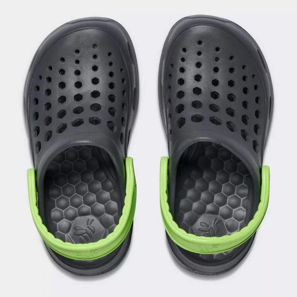Toddler Harper Sandals by Joybees Lime Green Gray Size 10-11 New With Tags
